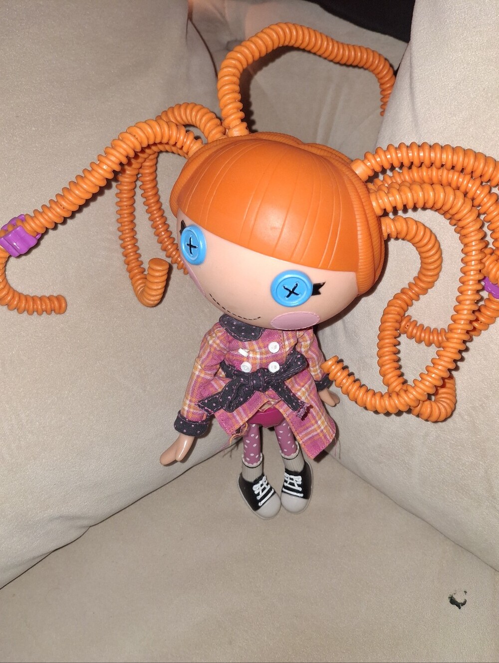 Lalaloopsy 11 Inch Orange-Haired Kids Fashion Doll with Curly Cord Hair